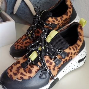 Madden Girl Leopard Animal Print Designer Sneaker